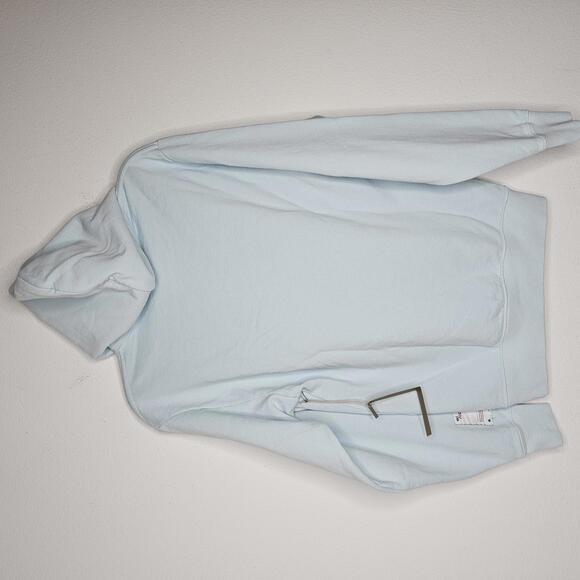 NWT Wasted Collective Unisex Light Blue Hoodie Size XS - Picture 7 of 10